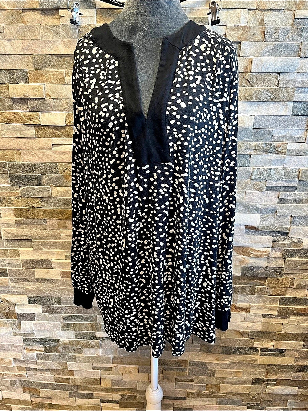 Michael Kors Animal Print in Black & White Size 2X Like New